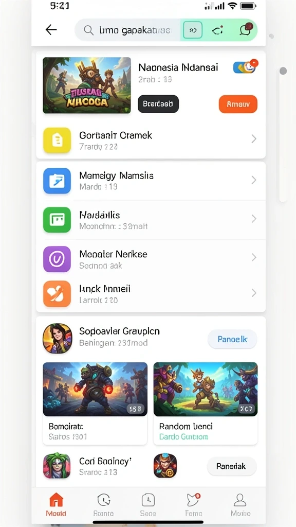 Fitur unduh untuk menonton tanpa internet.