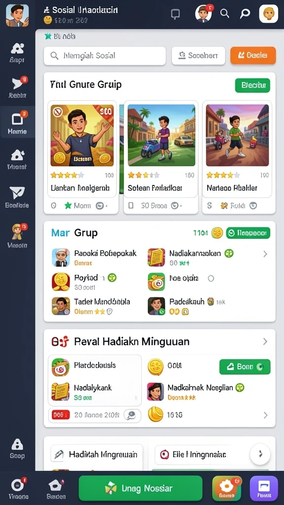 Level yang menantang dan adiktif untuk dijelajahi.