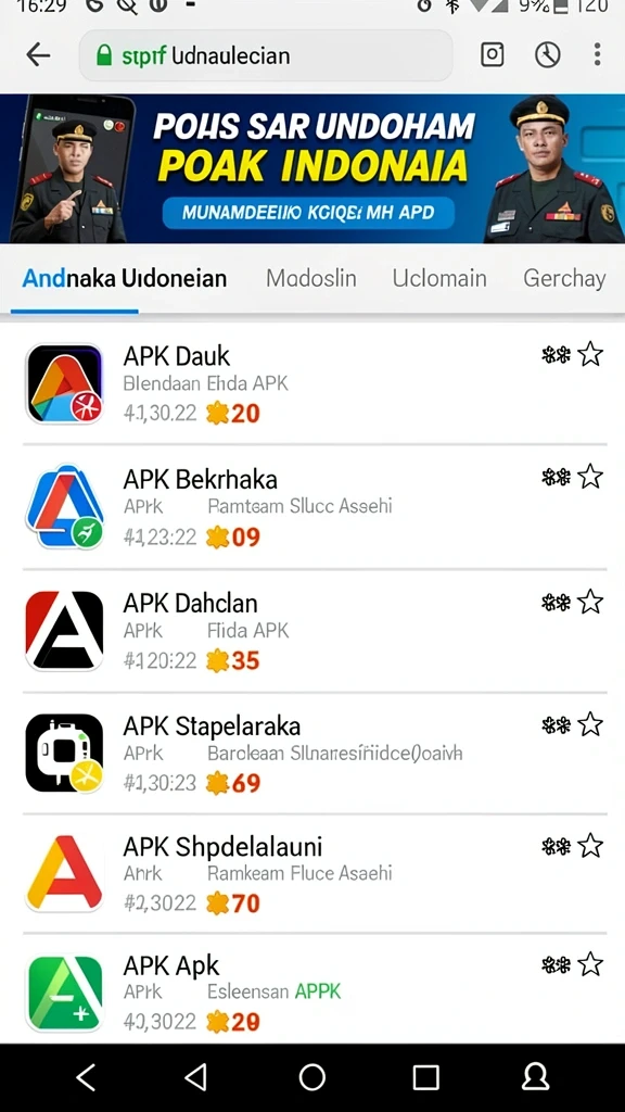 Tampilan antarmuka yang cerah dan intuitif.
