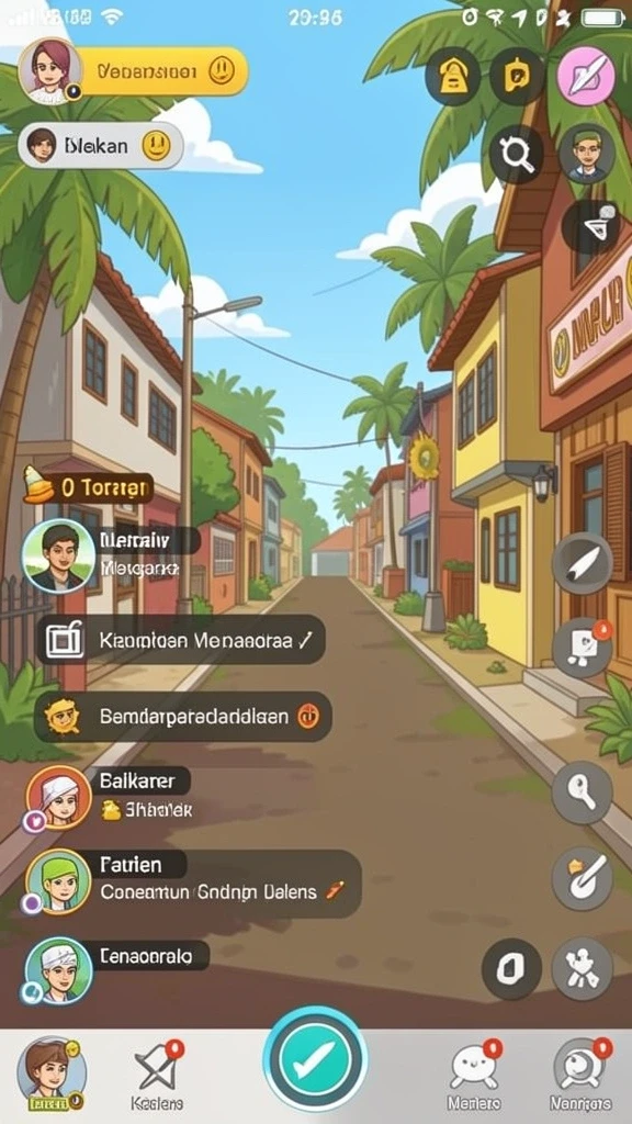 Screenshot menunjukkan momen seru saat berkelahi dengan bos.