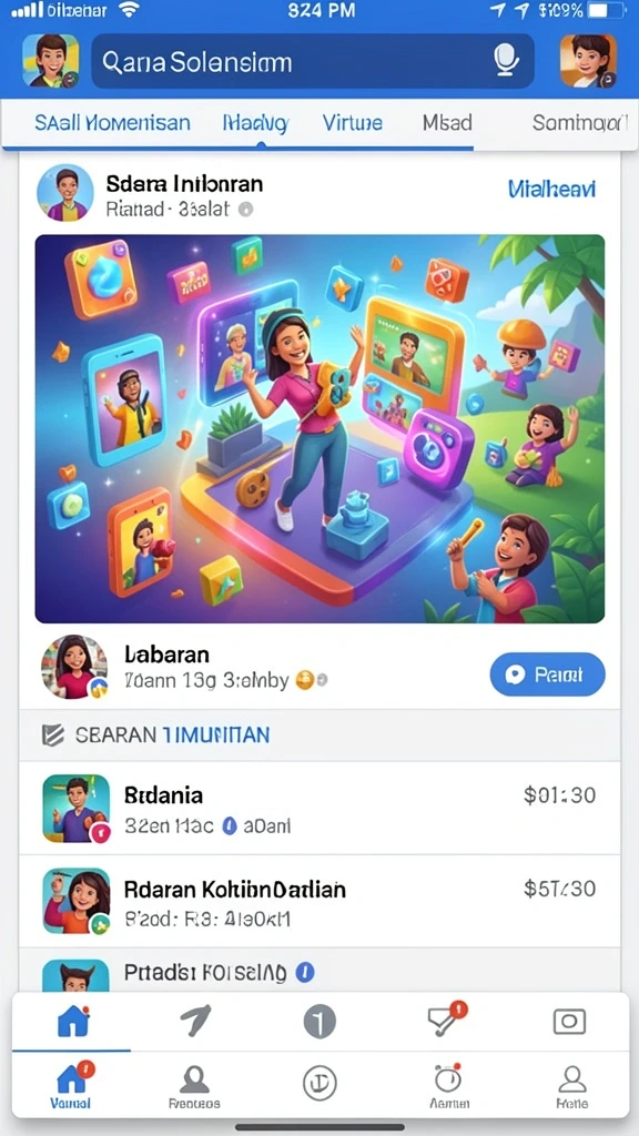 Screenshot menunjukkan pertarungan melawan musuh boss.
