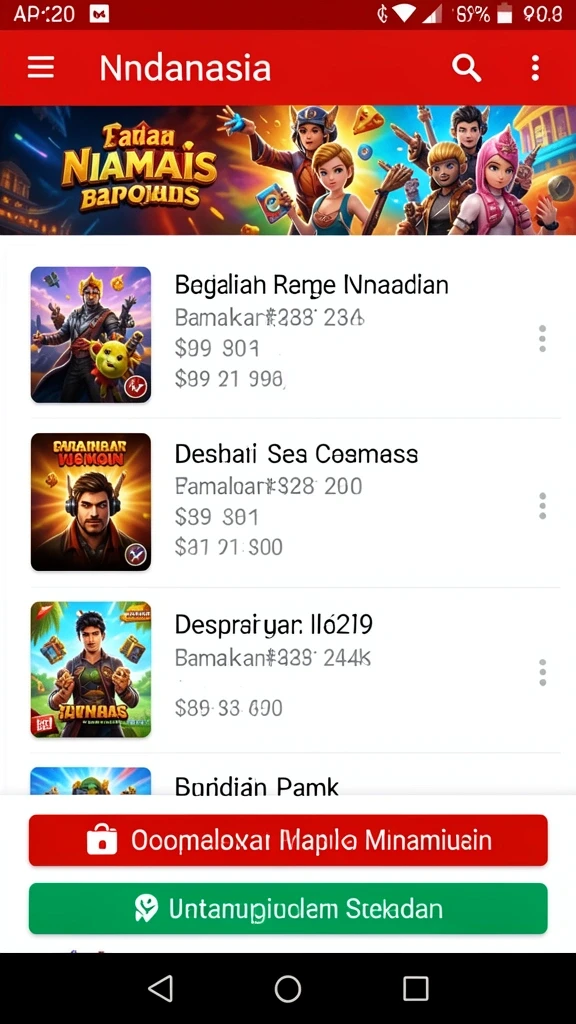 Tampilan antarmuka pengguna yang intuitif.