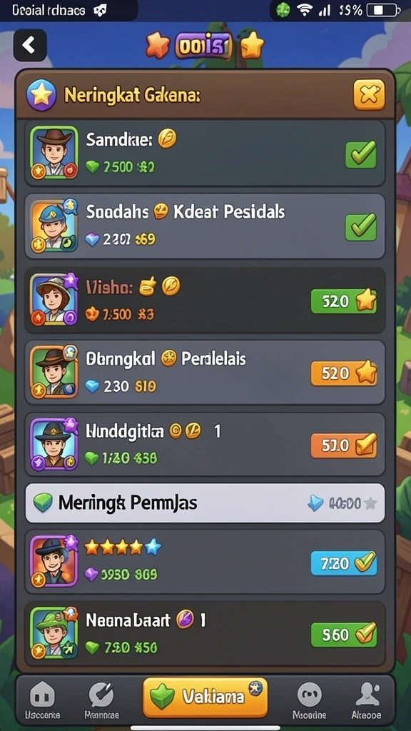 Karakter unik dengan kemampuan khusus.