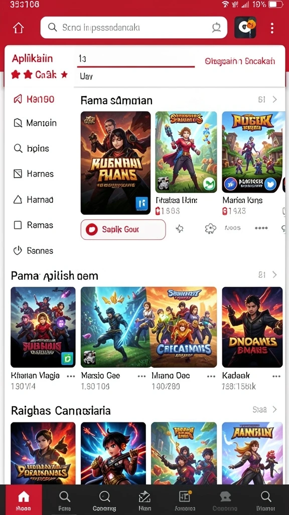 Mode permainan yang beragam sesuai keinginan pengguna.