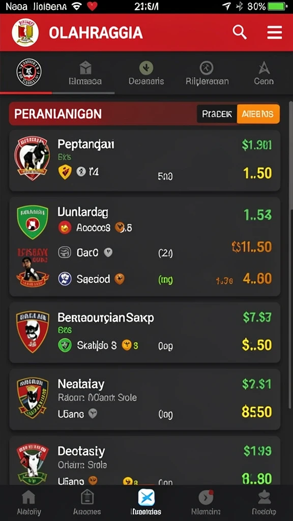 Screenshot menunjukkan berbagai item yang bisa digunakan dalam permainan.