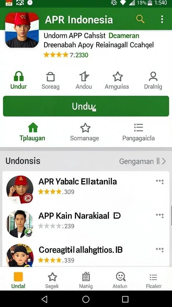 Tampilan antarmuka pengguna yang intuitif.