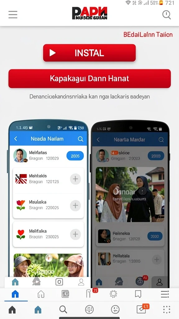 Tampilan antarmuka yang ramah pengguna dan mudah dinavigasi.
