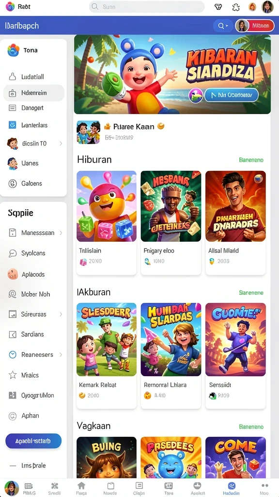 Beragam mode permainan yang mengasyikkan untuk dijelajahi.