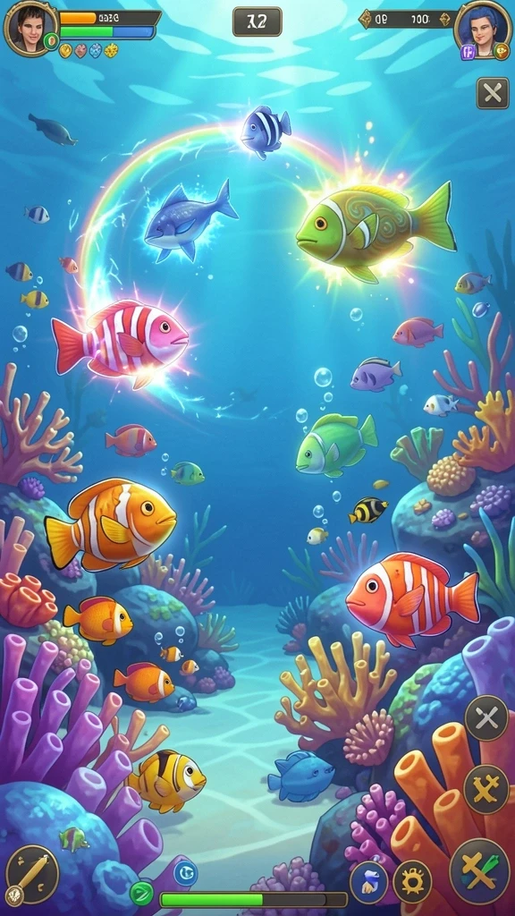 Screenshot menunjukkan mode multiplayer yang penuh tantangan.