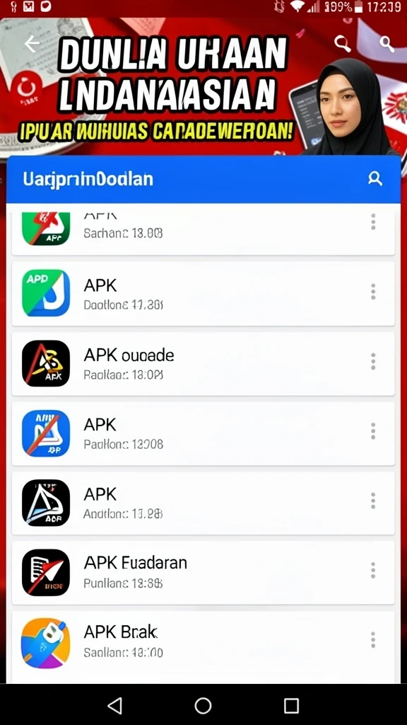 Tampilan awal yang menarik dan intuitif.