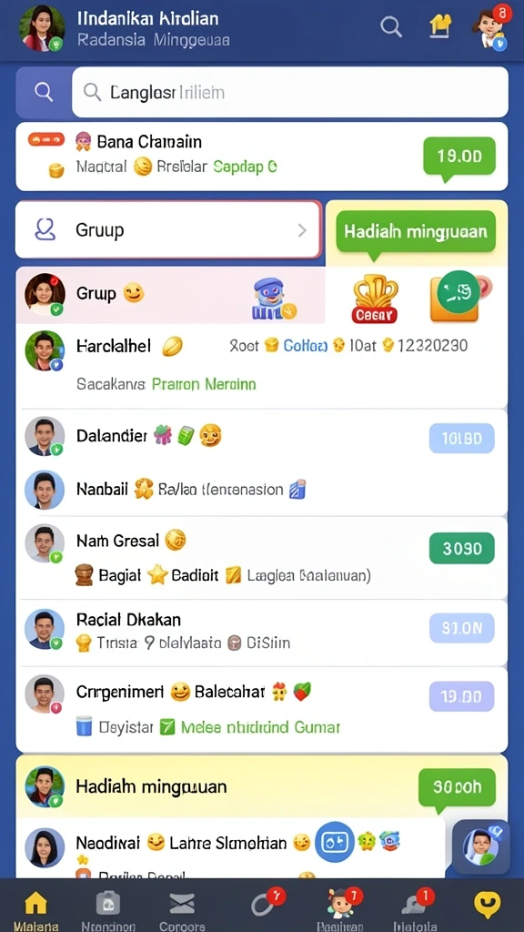 Tampilan antarmuka yang menarik dan mudah dipahami.