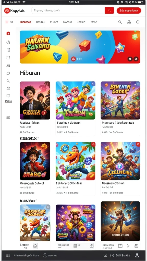 Fitur interaksi dengan pemain lain dalam aplikasi.