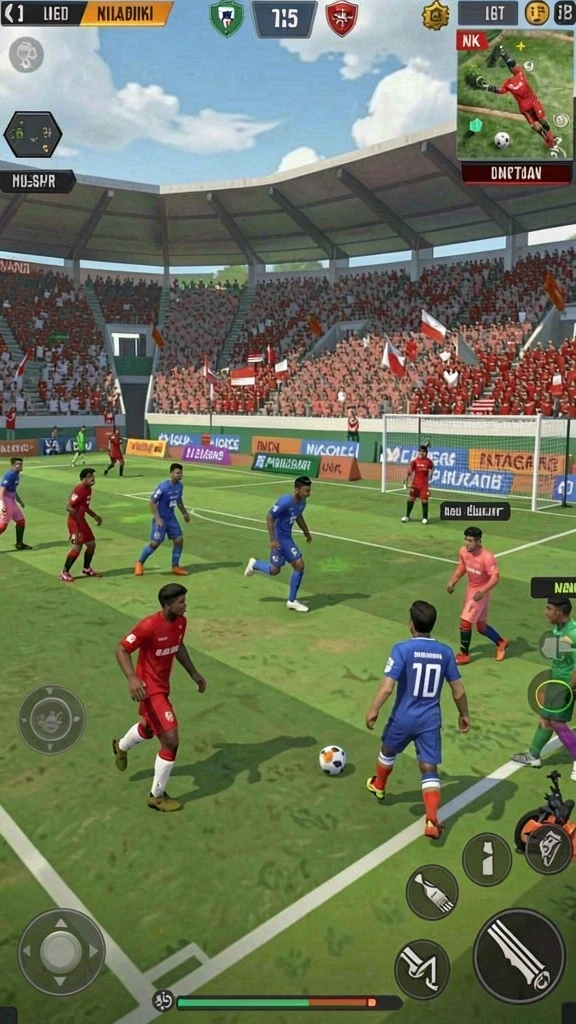Tangkapan layar fitur karakter dalam game.