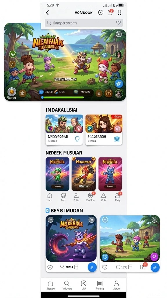 Karakter yang dapat dikustomisasi sesuai keinginan Anda.