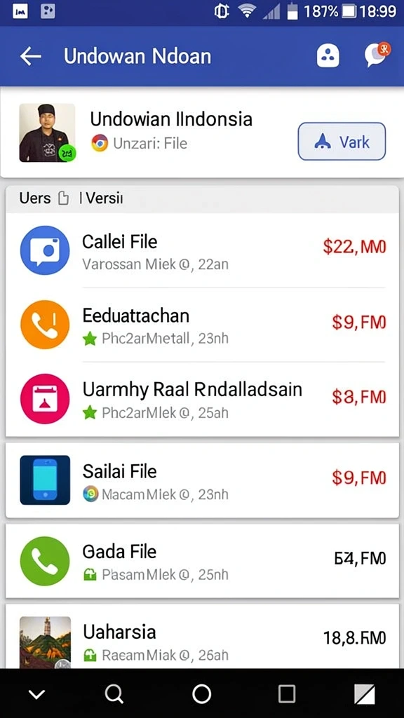 Tampilan antarmuka permainan yang intuitif.