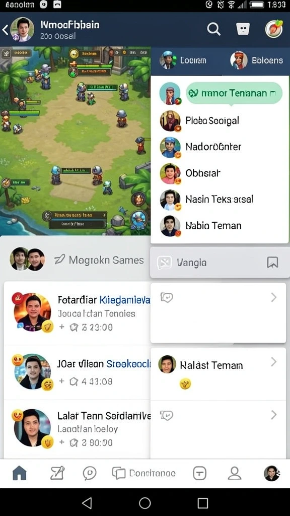 Beragam level yang menantang dan seru.