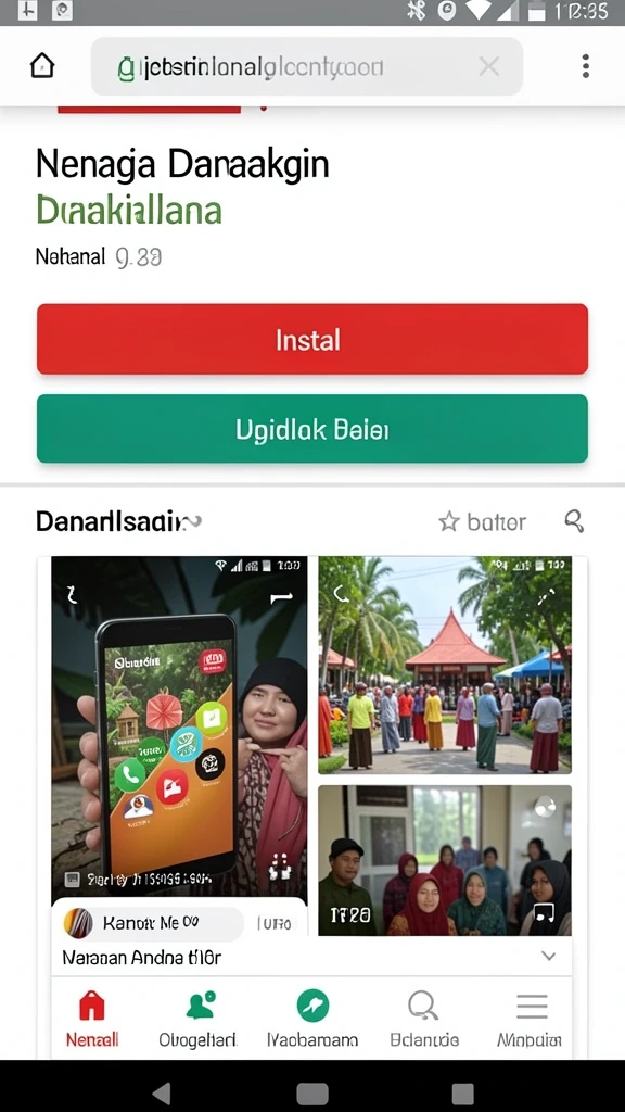 Screenshot menunjukkan karakter utama dalam misi petualangan.
