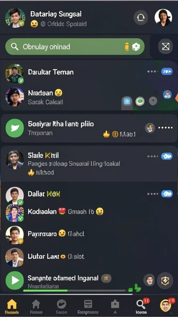 Tampilan antarmuka yang user-friendly.