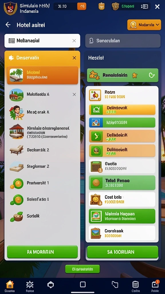 Screenshot menunjukkan tampilan permainan yang menarik.