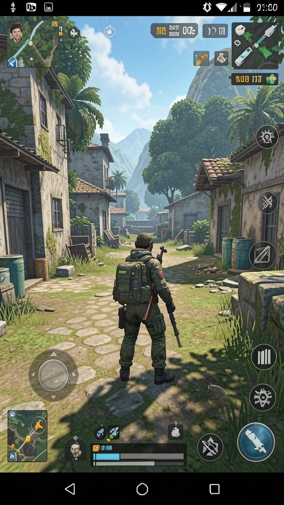 Screenshot menunjukkan interaksi antarpemain dalam game.