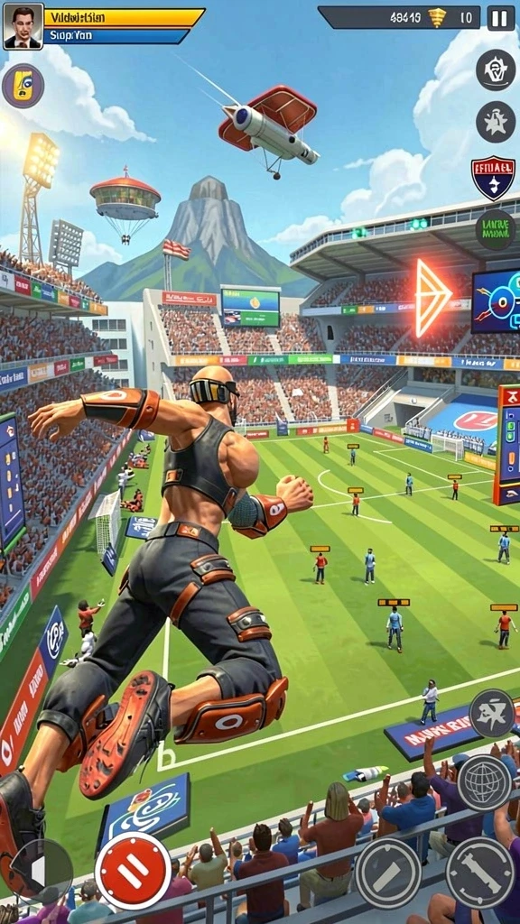 Visual grafis yang menarik dan detail.