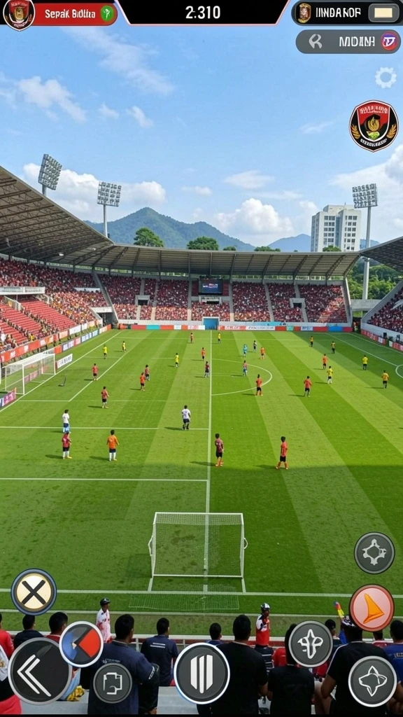 Tantangan seru di setiap level yang berbeda.