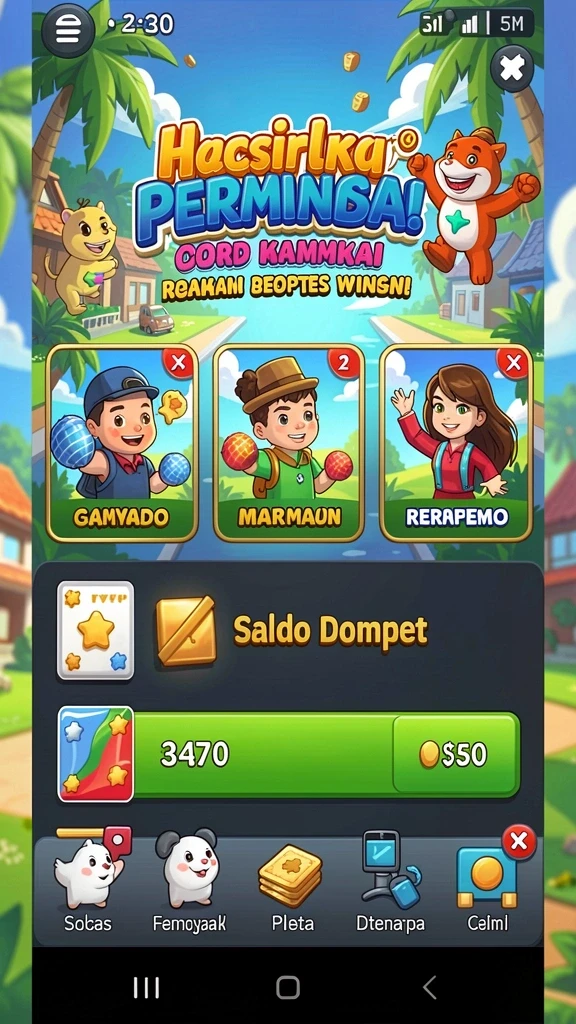 Fitur bonus menarik untuk meningkatkan peluang menang.