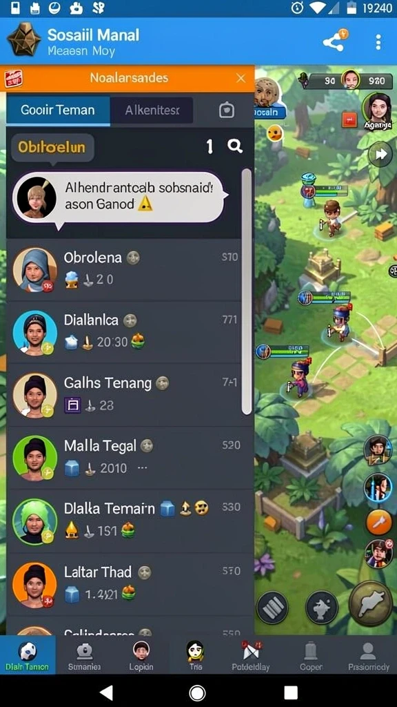 Karakter unik dengan kemampuan spesial.