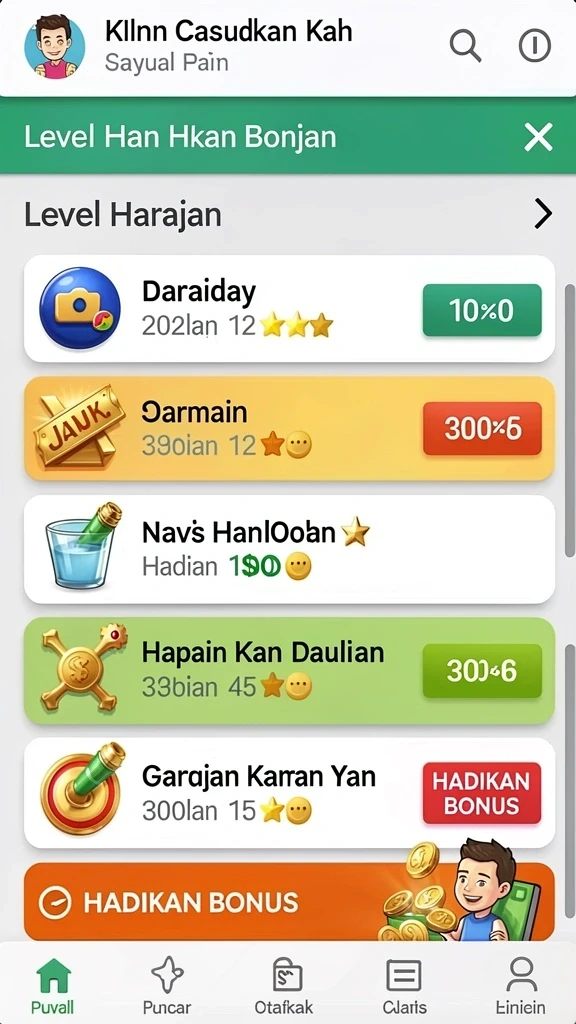 Pengguna dapat berinteraksi dan bersaing dengan pemain lain.