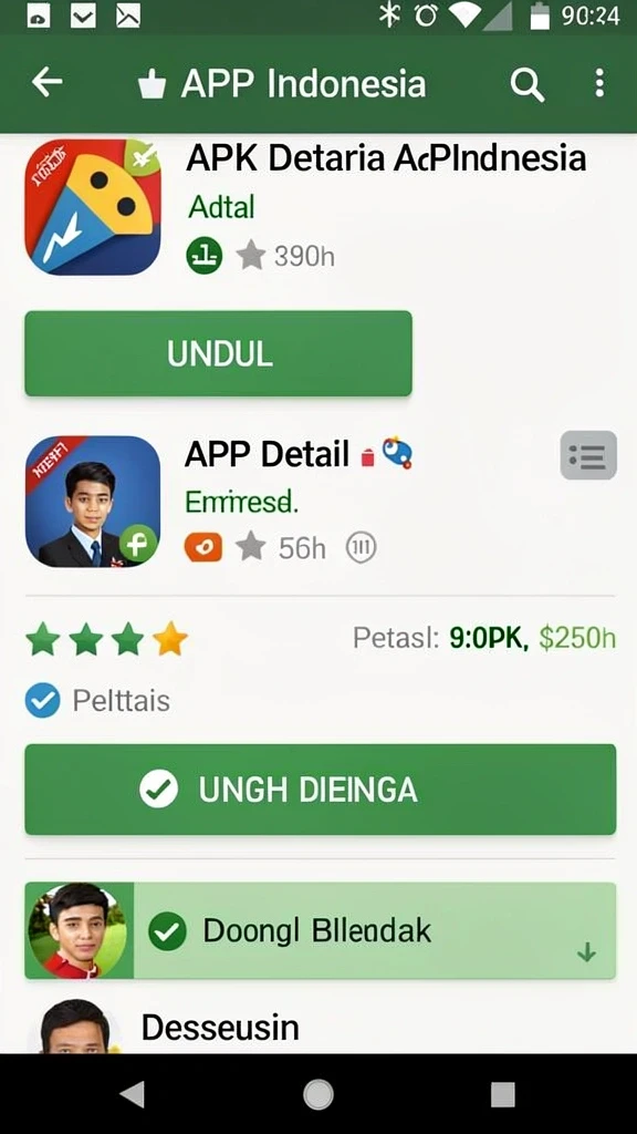 Tampilan menarik dari halaman utama game.
