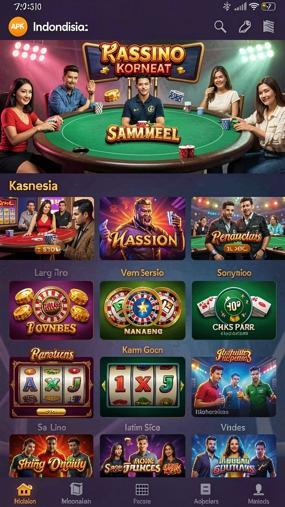 Screenshot menunjukkan tampilan antarmuka permainan yang menarik.